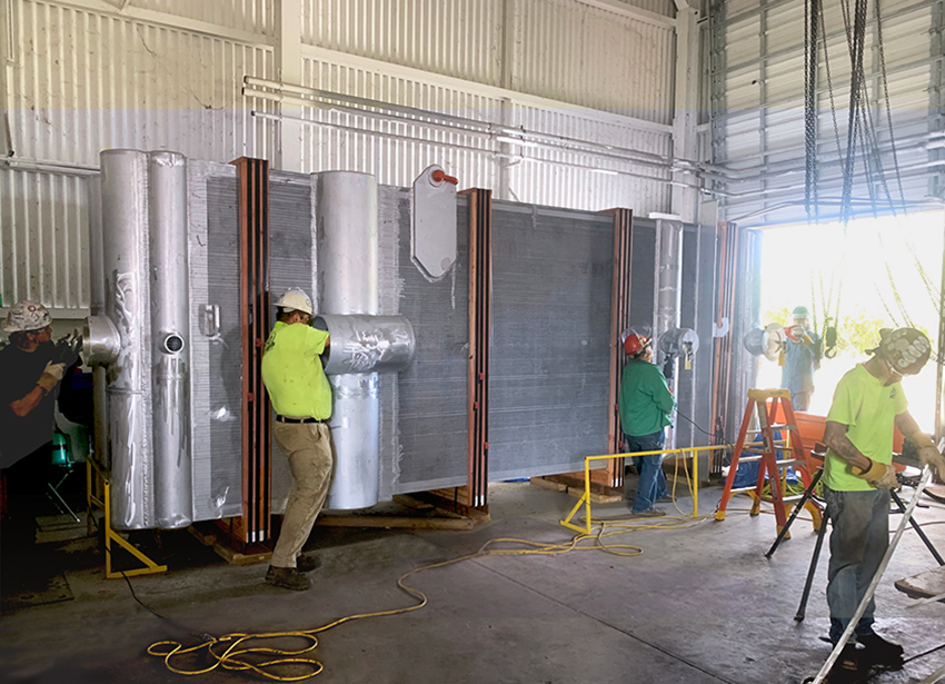 Brazed Aluminum Heat Exchanger Installations & Repair MIG